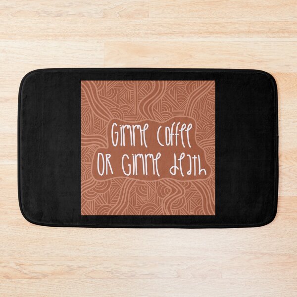 Item preview, Gimme Coffee or Gimme Death / Cute Coffee Dates designed and sold by Nathalie Aynié.