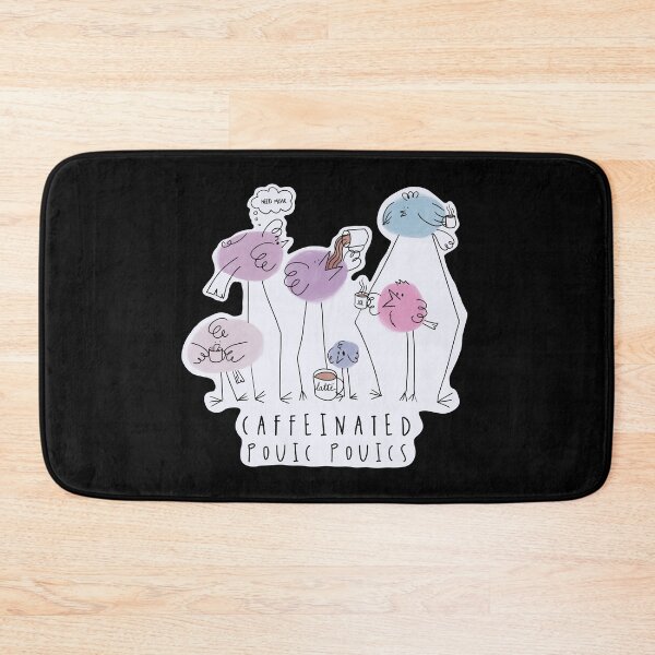 Item preview, Caffeinated Pouic Pouics / Cute Coffee Dates designed and sold by Nathalie Aynié.