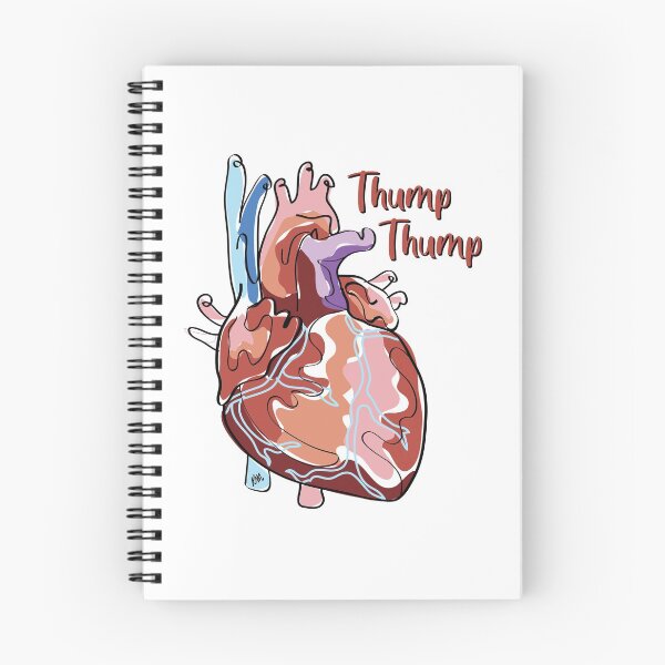 Item preview, Thump Thump | Abstract Heart | Fun Anatomy designed and sold by Karli Mogen.