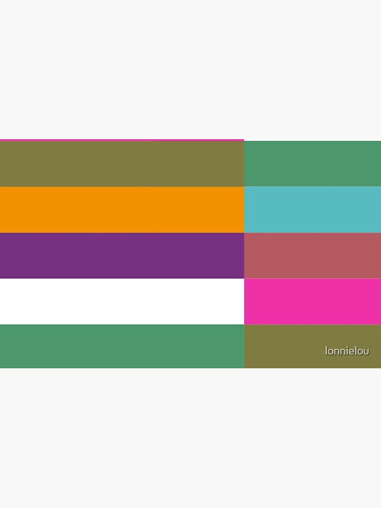 Colour Hue Block Stripes by lonnielou