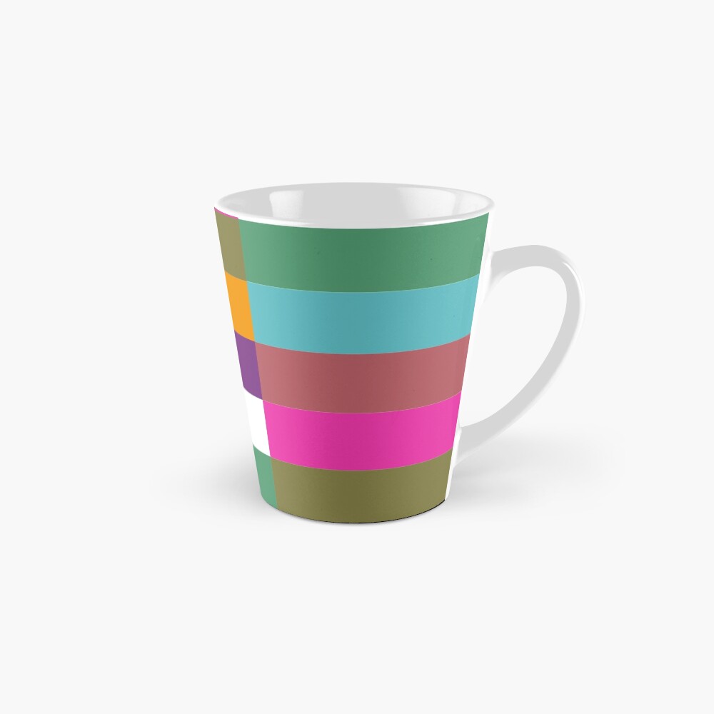 Colour Hue Block Stripes Mug