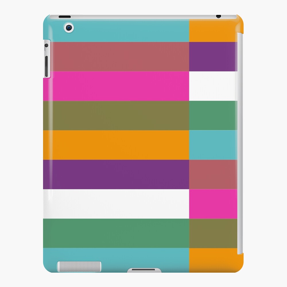 Colour Hue Block Stripes iPad Case & Skin