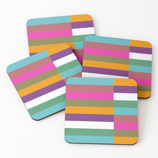 Item preview, Colour Hue Block Stripes  designed and sold by lonnielou.