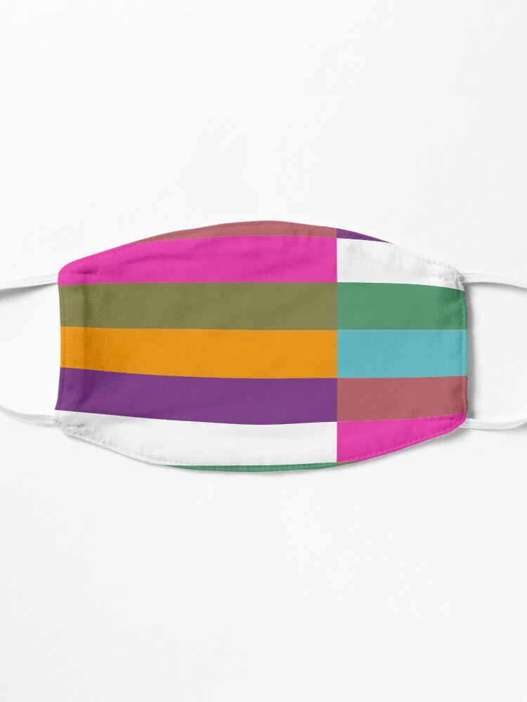 Alternate view of Colour Hue Block Stripes Mask