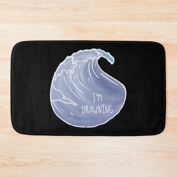 Item preview, I'm Drowning / PTSDoodles designed and sold by Nathalie Aynié.