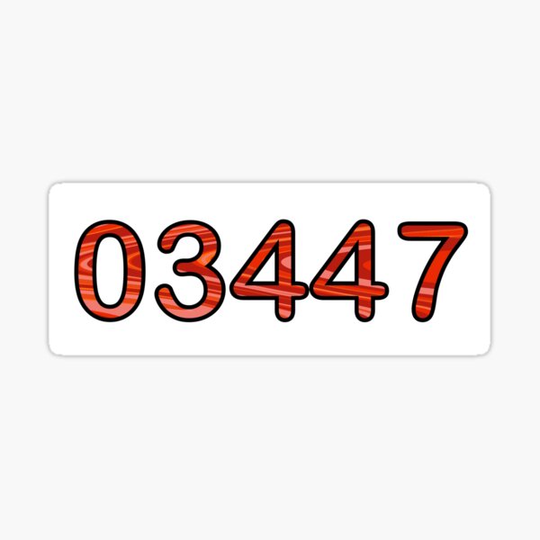 Red 03447 (FDL) Sticker