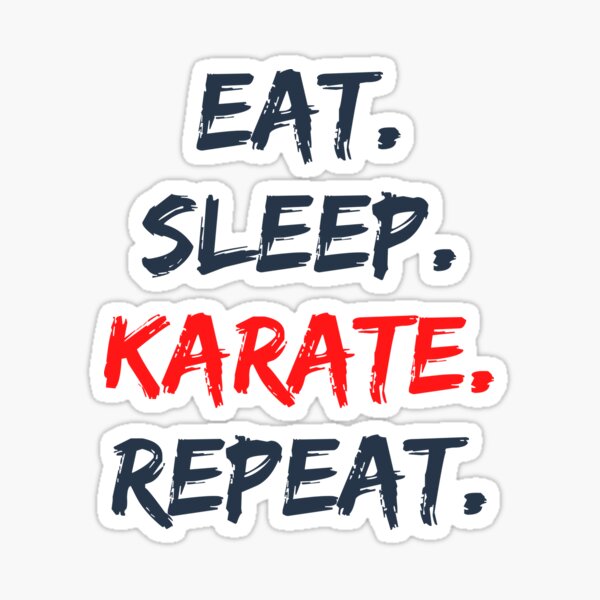 Item preview, Eat Sleep Karate Repeat designed and sold by kenadams403.