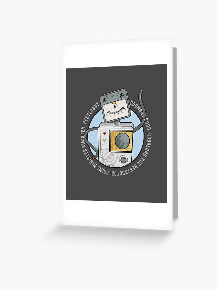 Scp 1370 Pesterbot Scp Foundation Greeting Card By Opalskystudio Redbubble