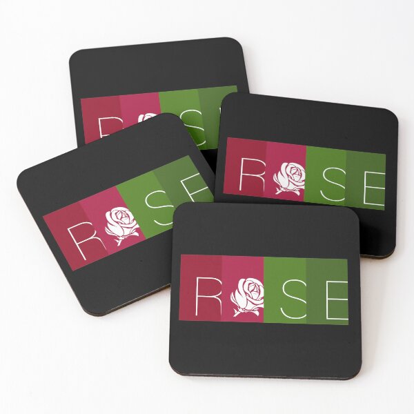 Item preview, ROSE Text With Pantone Colour Panels (On Black) designed and sold by THNKDESIGN.