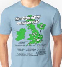 The Sitcom Map of the British Isles Unisex T-Shirt