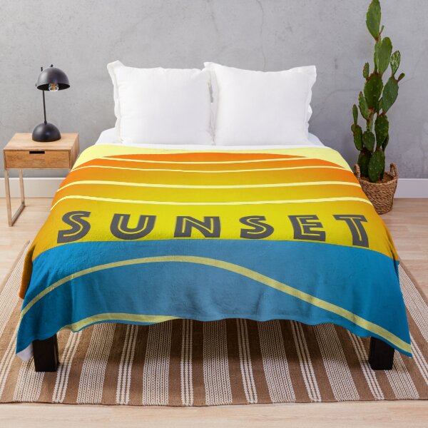 Item preview, Ocean Sunset Yellow bkgrd designed and sold by Orchyd.