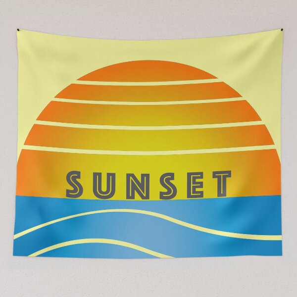 Item preview, Ocean Sunset Yellow bkgrd designed and sold by Orchyd.