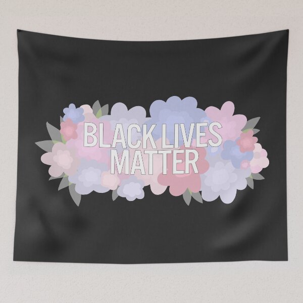 Item preview, Floral Black Lives Matter  designed and sold by kayleeoconnor.