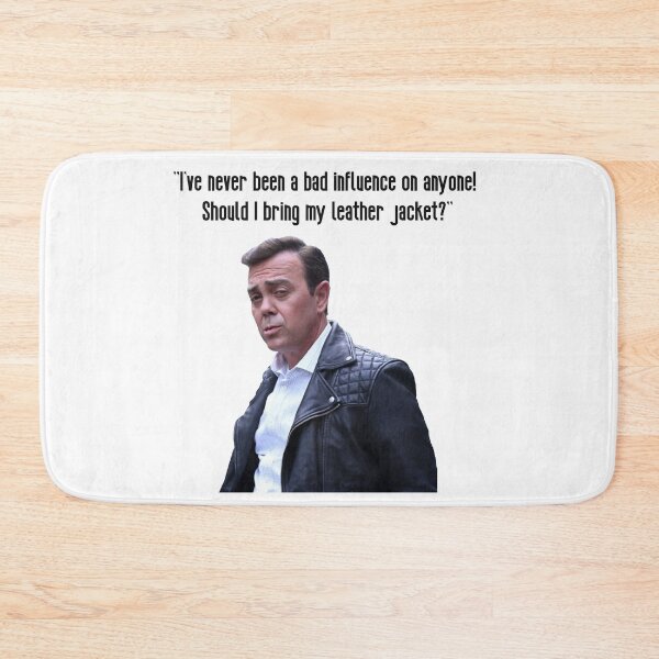 Item preview, Charles Boyle Quote - Leather Jacket designed and sold by l-whitney.