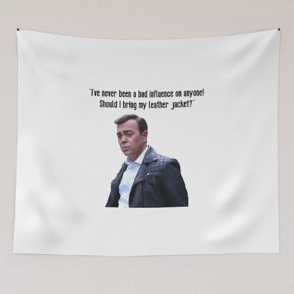 Item preview, Charles Boyle Quote - Leather Jacket designed and sold by l-whitney.