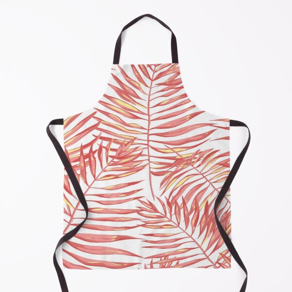 Item preview, Coral tropical leaf pattern designed and sold by MLD112.