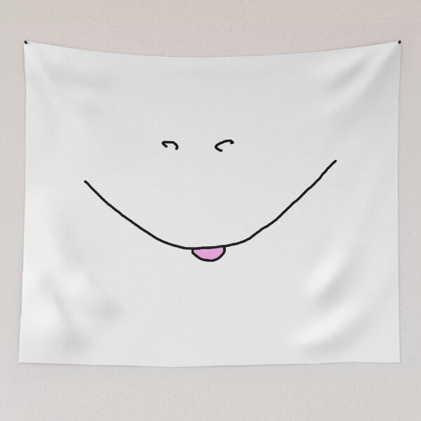 Item preview, Weird, cute tongue with smile designed and sold by oxoxoxo.