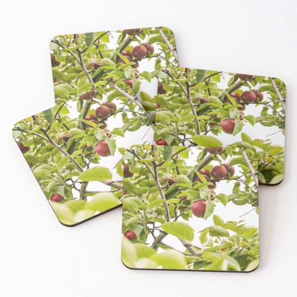 Item preview, Ripe red apple in tree designed and sold by stina-bee.