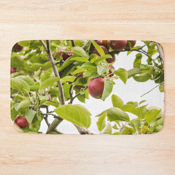 Item preview, Ripe red apple in tree designed and sold by stina-bee.