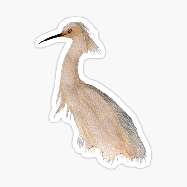 Item preview, Great White Egret designed and sold by LCRobertsonArt.