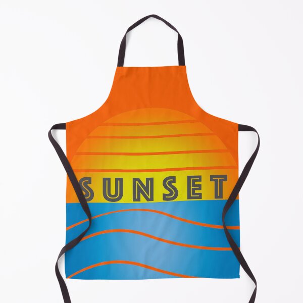 Item preview, Ocean Sunset Orange bkgrd designed and sold by Orchyd.