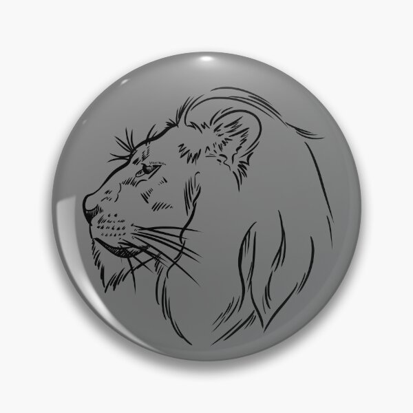 Artikelvorschau, Lion zoo animals coloring line art entworfen und verkauft von Designwebjae.