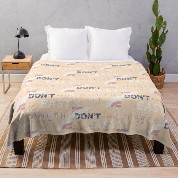 Item preview, Don't make it easy, make it worth it quote designed and sold by ansiearts.