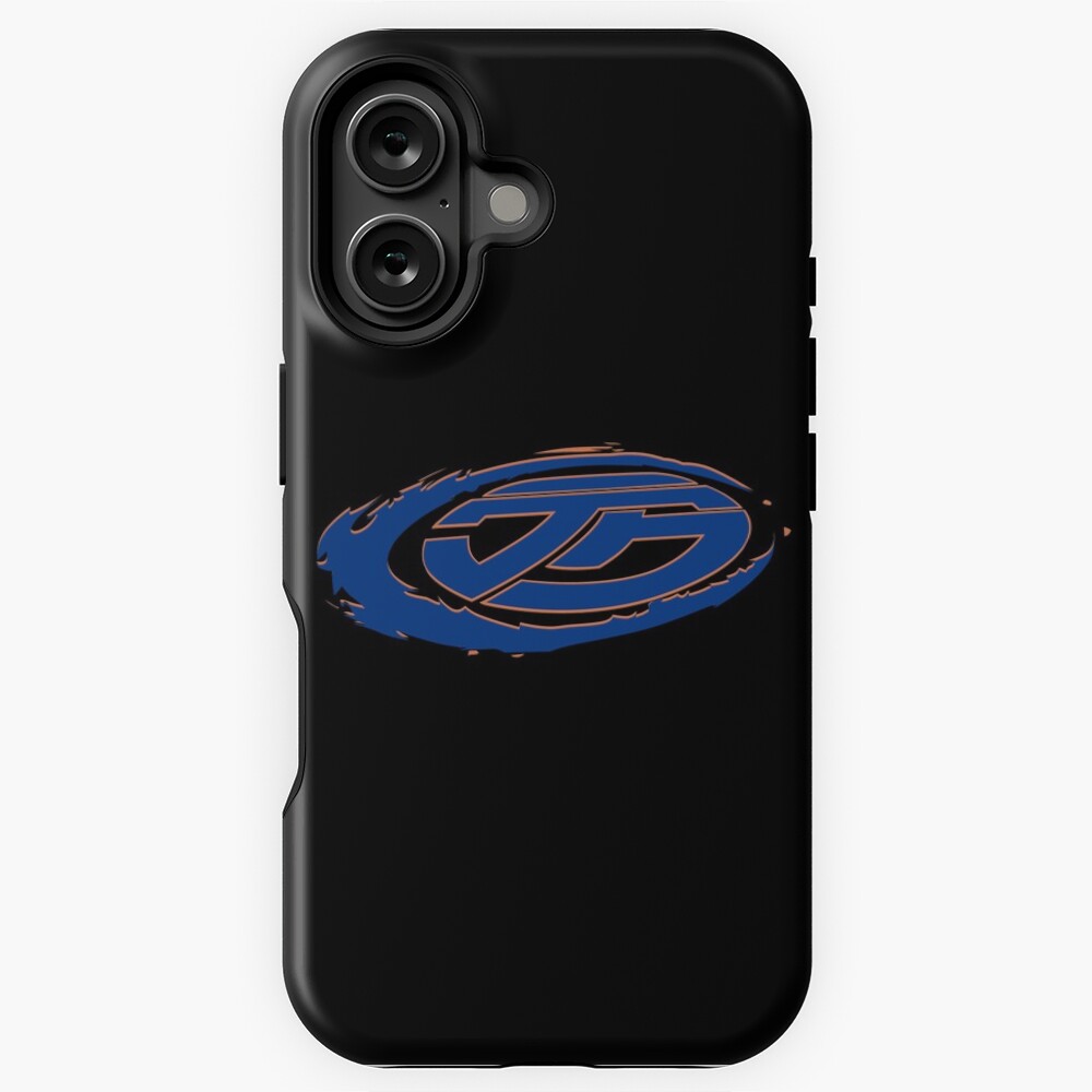 【EXAMPLE】 ROUND LOGO iPhone CASE /BLACK Teku Japanese Logo (Bordered)