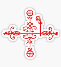 Vévé of Legba Sticker