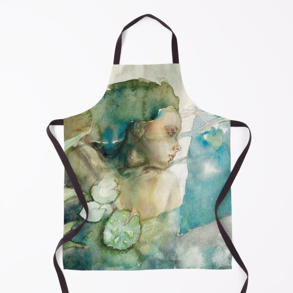 Item preview, Undine Dark Gothic Mermaid - Watercolor designed and sold by Miriam Steinau.