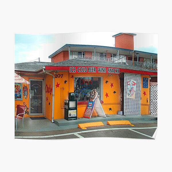 "Anchor Mini Mart, Clearwater Beach" Poster by CricketNoel Redbubble