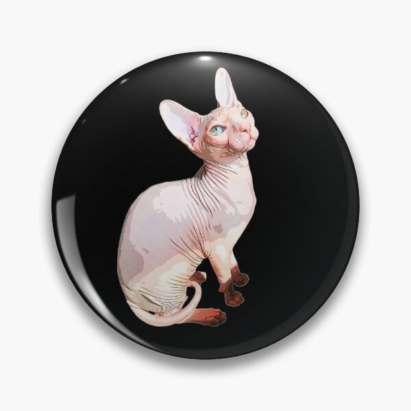 Artikelvorschau, Sphynx-Katze, Schönheit mit blauen und grünen Augen entworfen und verkauft von ElegantCat.