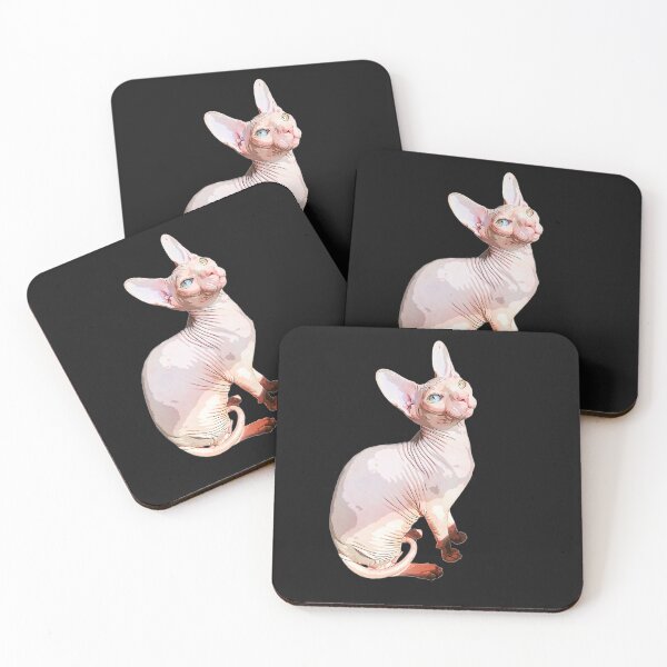 Item preview, Sphynx Cat Blue and Green Eye Beauty designed and sold by ElegantCat.