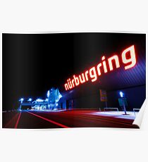 Nürburgring by night Poster