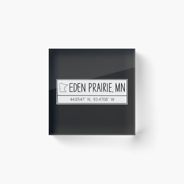 Aperçu de l'œuvre Coordonnées Eden Prairie Minnesota créée et vendue par Emily Designs.