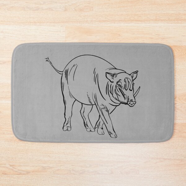 Item preview, babarusa pig zoo animals coloring line art designed and sold by Designwebjae.