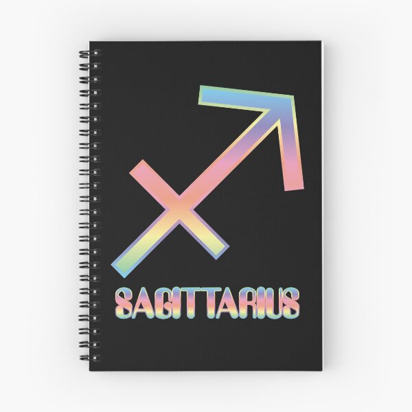 Item preview, Sagittarius Zodiac Sign In A Pastel Spectrum (Symbol & Text) Design designed and sold by Bill Shearer.