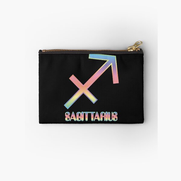 Item preview, Sagittarius Zodiac Sign In A Pastel Spectrum (Symbol & Text) Design designed and sold by Bill Shearer.