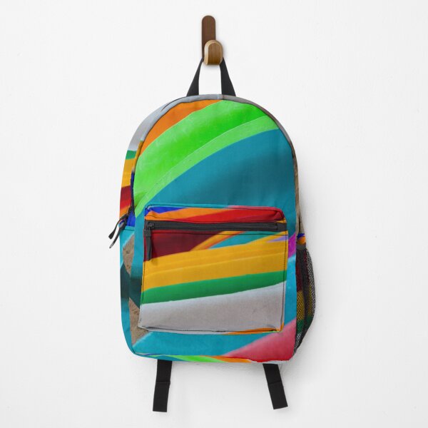 Item preview, Color Popping Rainbow Of Canoes/Boats designed and sold by Photoluminous.