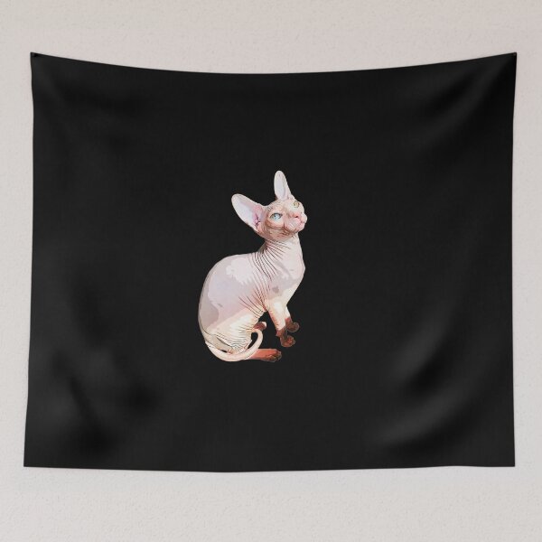 Item preview, Sphynx Cat Blue and Green Eye Beauty designed and sold by ElegantCat.