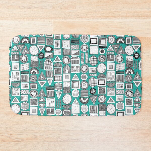 Item preview, frisson memphis bw aqua dash designed and sold by scrummy.