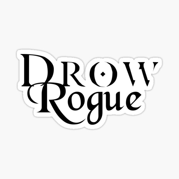 Drow Rogue Sticker
