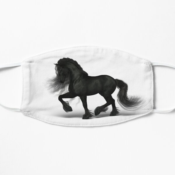 Cheval frison Masque sans plis