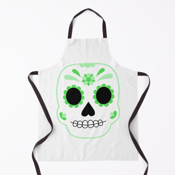 Item preview, Green Sugar Skull designed and sold by emilypink100.