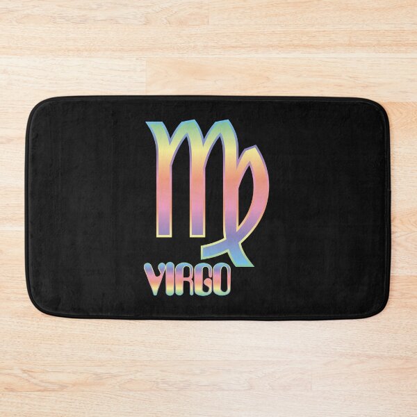 Item preview, Virgo Zodiac Sign In A Pastel Rainbow Spectrum (Symbol & Text) Design designed and sold by Bill Shearer.