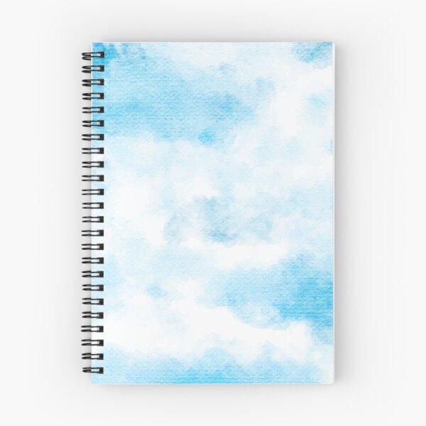 Item preview, Blue and white watercolor paint blue sky clouds pattern designed and sold by smARTwork.