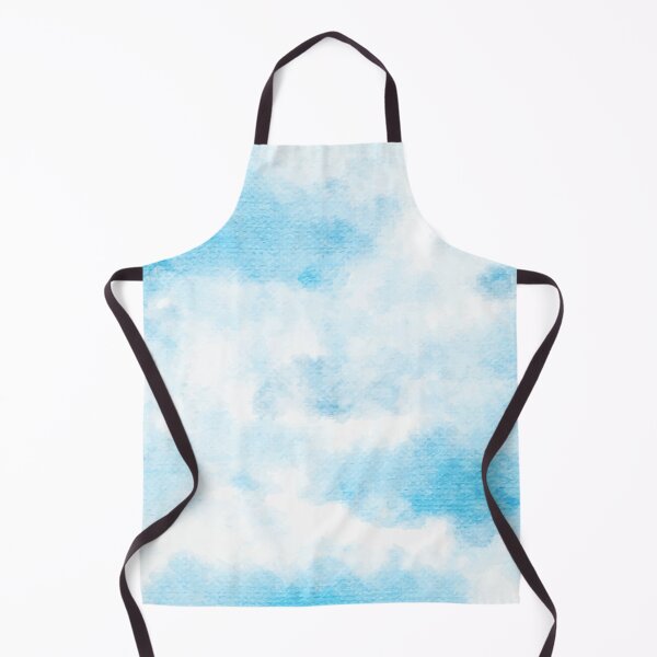 Item preview, Blue and white watercolor paint blue sky clouds pattern designed and sold by smARTwork.