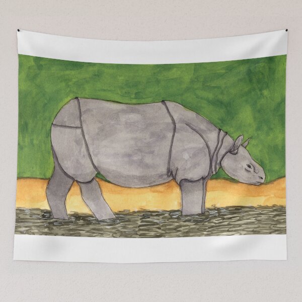 Item preview, Baby Javan Rhino (Rhinoceras sondaicus) designed and sold by EchoShadowKid.