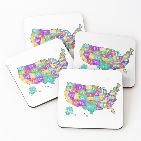 Item preview, Watercolor Map  designed and sold by artbyrandaa.