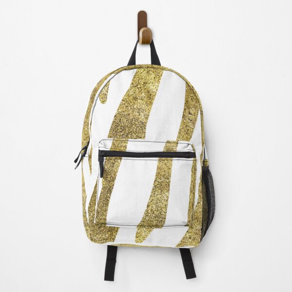 Item preview, Golden exotics - Zebra and crisp white designed and sold by peggieprints.